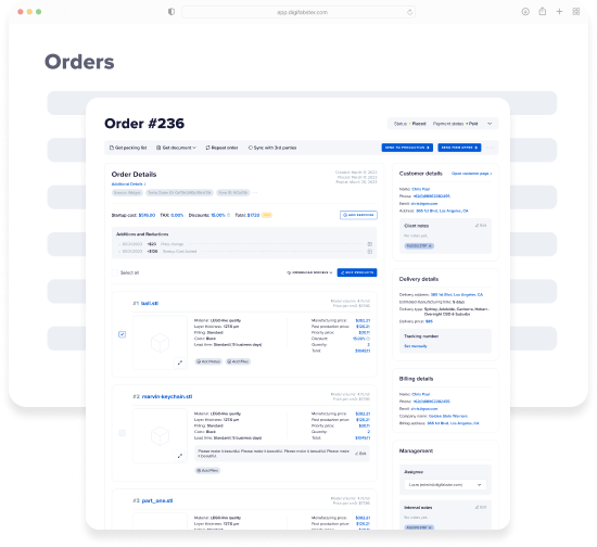 Order Tracking & Live Updates