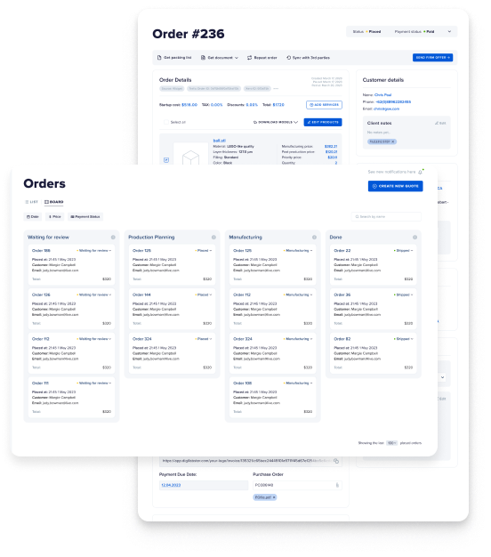 Full Control of Your CNC Machine Shop Customers and Payments